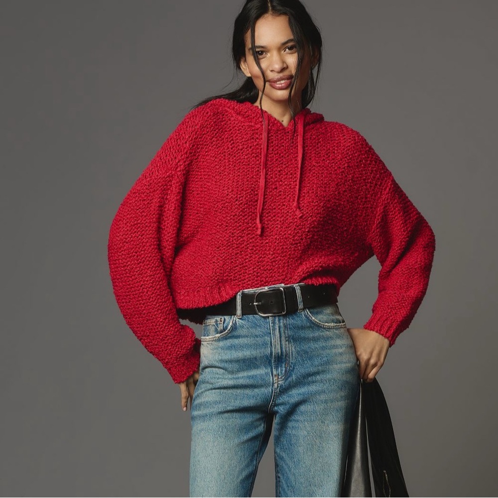 ANTHROPOLOGIE - Pilcro Hooded Sweater - NEW XS